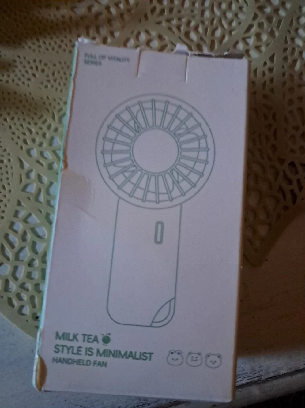 Portable Handheld Fan - Mint Green